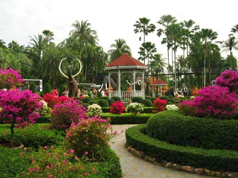 Сад орхидей в парке Нонг-Нуч
